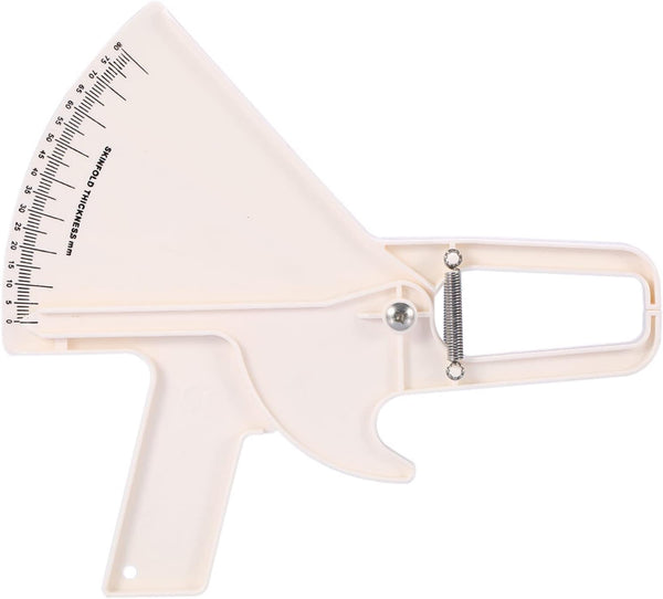 Body Caliper, 0-80MM Skinfold Caliper for Body Fat Measurement, Weight Loss Tester, 2 Colors (White)