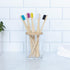 The Humble Co. Bamboo Toothbrushes (5pk) for Superior Oral Care, BPA Free, Ultra Soft Bristles