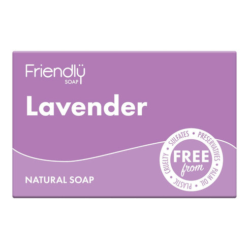 Natural Handmade Lavender Soap by Friendly Soap