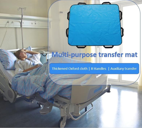 Handles,48" 40" (1) Positioning Bed Pad with Transfer Sheet for Repositioning,Turning and Lifting,Washable Positioning