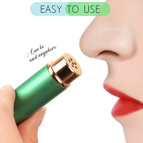 YGDZ Essential Oil Inhaler, 5pcs Empty Personal Nasal Aromatherapy Inhalers Tubes with 10 Cotton Wicks
