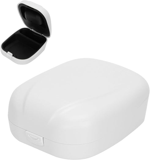 Behind-The-Ear Hearing Aid Case, Waterproof Drop Resistance Storage Box, Portable Protective Container for Hearing