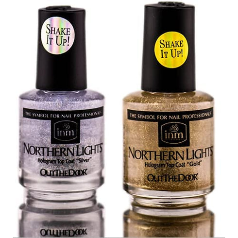 Northern Lights Hologram Top Coat DUO by INM