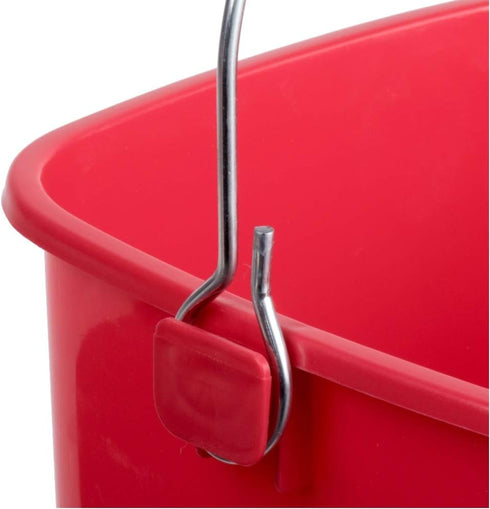 KP97RDNBL/KP97GNNBL Square Pail for Cleaning, 3quart, Small, Red and Green, Set of 2