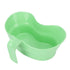Vomit Basin Cup, Large Diameter Inward Curved Grip Handle, Unbreakable Kidney Shaped Bowl for Hospital