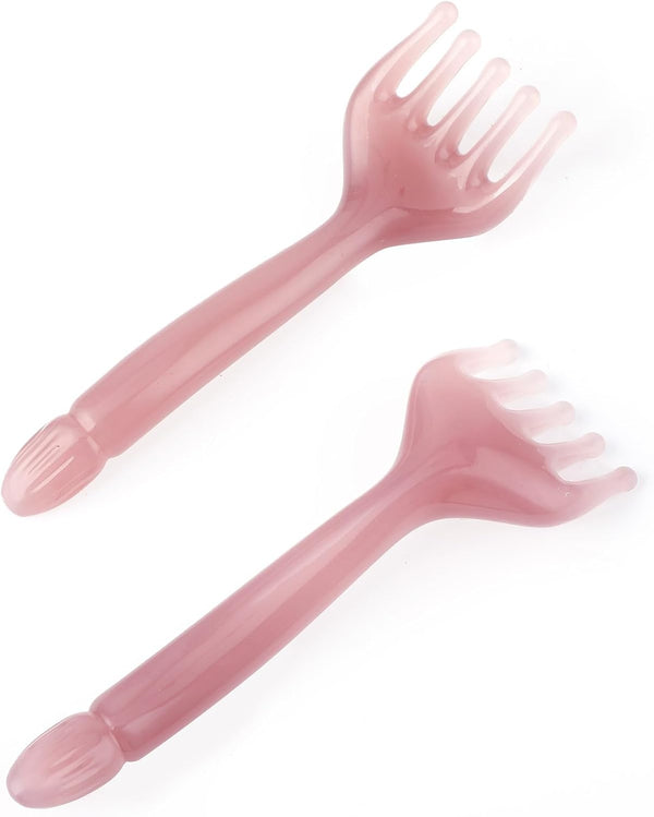 WY LIGHTING LEVEL 2Pcs Head Massager Manual Hair Scalp Massager Gua Sha Five Claw Massage