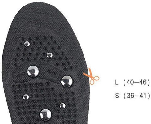 mmfoot Magnetic Therapy Insoles Breathable Massage Insoles Reflexology Foot Pain Acupressure Improve Blood Circulation