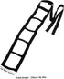 PENIKOKO Bed Ladder Assist Device for Elderly Sit Up Hoist with Cushioned Hand Grips for Injury and Pregnancy Easy