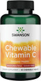Swanson Sugar-Free Chewable Vitamin C Cherry, 60 Chewables