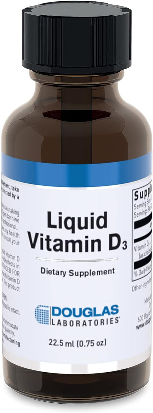 Douglas Laboratories Liquid Vitamin D3, 0.75 fl. oz., Supports Bones, Cell Growth, Immune Function