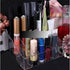 Transparent Cosmetic Makeup Organizer, Clear 24 Lattices Lipsticks and Lotion Storage Display Holder