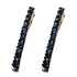 Vpang 2 Pcs Duckbill Alligator Hair Accessories Barrette Clip with Shiny Rhinestone for Women Girls (Blue)