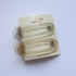 Lay Down Hair Claw, 2-Pack Strong Clip Teeth for Thick & Thin Hair, Clear & Gold Sparkle