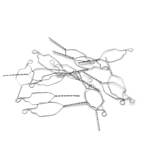 Sino Dental Orthodontic Metal Ligatures Kobayashi Ties Stainless Steel Short/Long, 100pcs/Box (Short)