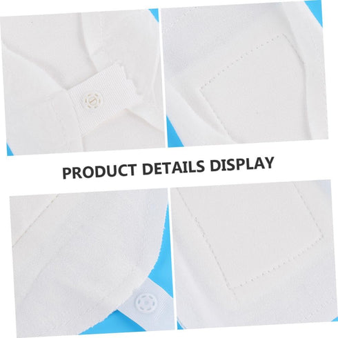 TOPPERFUN 3pcs Reusable Washable Cotton Sanitary Pads for Women Leak Resistant Menstrual Napkins Soft Absorbent Panty