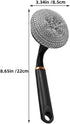 MAGICLULU Long Handle Kitchen Cleaning Brush Multifunctional Dish Scrubber for Pots Pans and Cookware Black Handy Pot