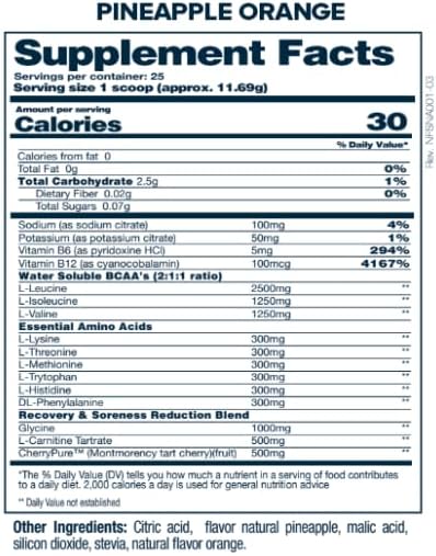 NF Sports Natural Amino 2.0 (Orange Pineapple)
