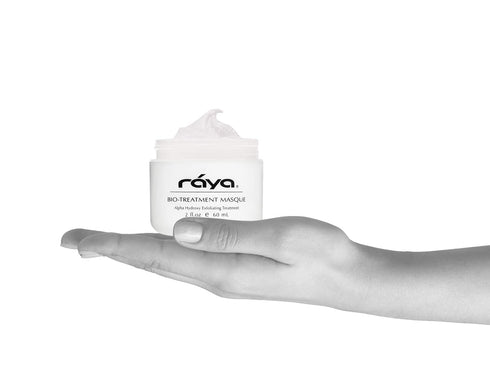 Raya Glycolic Exfoliating Masque with AHA and BHA - Facial Treatment Mask for Non-Sensitive Skin