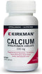 Kirkman Calcium Bisglycinate Chelate 200mg, 120 Capsules, Without Vitamin D3, Hypoallergenic, Strong Bones Support