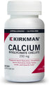 Kirkman Calcium Bisglycinate Chelate 200mg, 120 Capsules, Without Vitamin D3, Hypoallergenic, Strong Bones Support