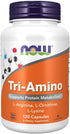 NOW Supplements Tri-Amino with L-Arginine, L-Ornithine, L-Lysine, 120 Capsules