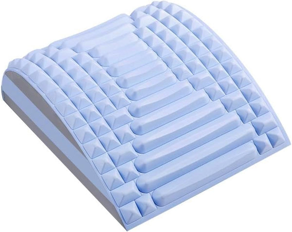 Refresh Neck & Back Stretcher - Posture Corrector for Neck Pain Relief, Lumbar Stretcher (Blue)