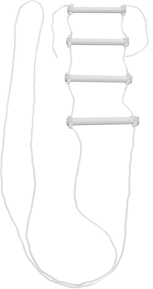 Qianjyvous Bed Ladder Assist Rope, Elderly Bed Ladder Assist, Luminous Portable Handle Grip with Slip, White Bed Ladder