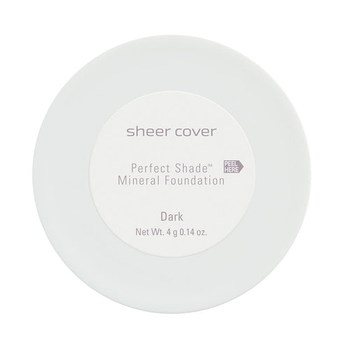 Sheer Cover Flawless Face Kit - Dark Shade Mineral Foundation & Highlight Trio, 4 Pieces