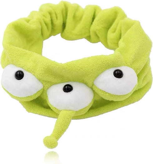 VANVENE Alien Headband - Toy Story Plushy Hair Accessories for Face Washing and Shower, 1 Pcs