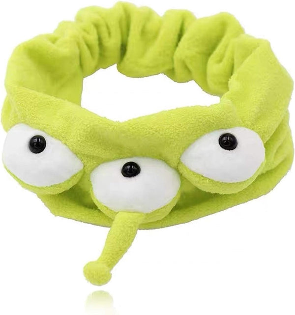VANVENE Alien Headband - Toy Story Plushy Hair Accessories for Face Washing and Shower, 1 Pcs