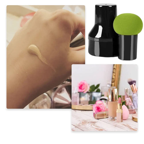 2 Pcs Makeup Sponges, Mushroom Blending Sponges with Handles for Foundation Creams and Powders