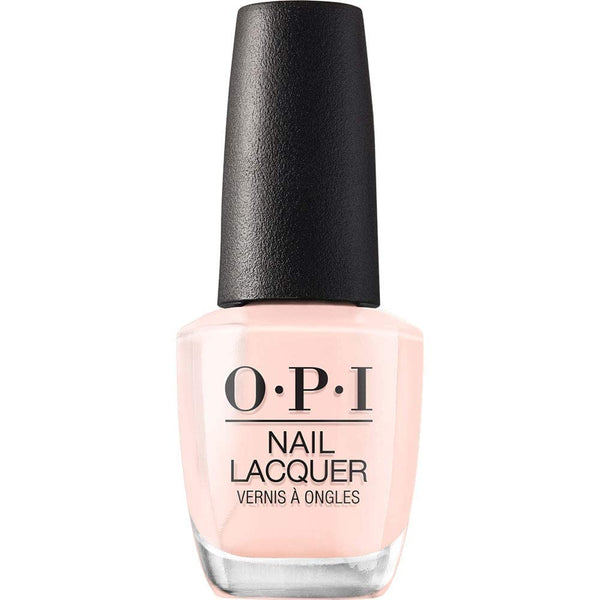 OPI Nail Lacquer Nail Polish | Sheer Light Nude Pink Crème, Vegan, Fast Drying, Chip Resistant