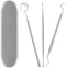 3Pcs Dental Tools Teeth Care Kit - Calculus and Plaque Remover Set Tooth Pick with Mouth Mirror Teeth Cleaning Set with