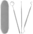3Pcs Dental Tools Teeth Care Kit - Calculus and Plaque Remover Set Tooth Pick with Mouth Mirror Teeth Cleaning Set with