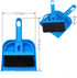 Mini Dustpan and Broom Set, Portable Plastic Brush Set (Blue) for Desk, Home, Kitchen, Small Animal Cleaning