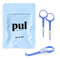 PUL Chewies & Clear Aligner Removal Tool | 2 in 1 Combo | Compatible with Invisalign | 3 Pack, Blue