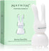 Reset Set Mental & Tension Relief Essential Oil Duo with Bunny Gua Sha Tool, Wood & Metal Roller for Focus & Emotional