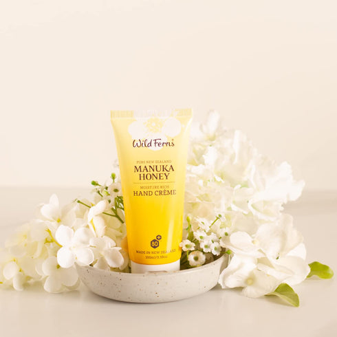 Wild Ferns Manuka Honey Moisture Rich Hand Crème, 100 milliliters, 99% Natural