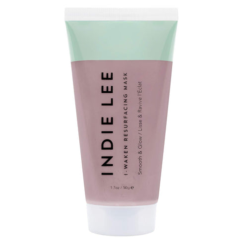 Indie Lee I-Waken Resurfacing Mask - Smoothing & Exfoliating Clay Mask with BHA, Vitamin C, Kaolin & Bentonite Clays