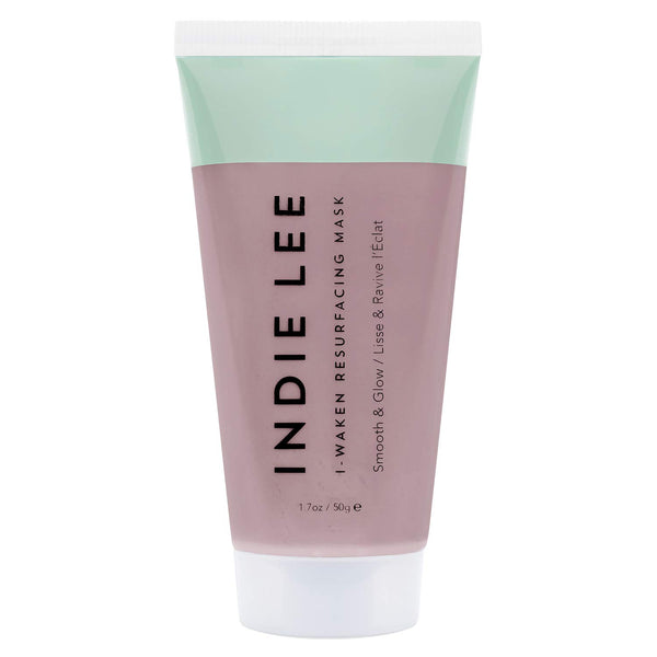 Indie Lee I-Waken Resurfacing Mask - Smoothing & Exfoliating Clay Mask with BHA, Vitamin C, Kaolin & Bentonite Clays