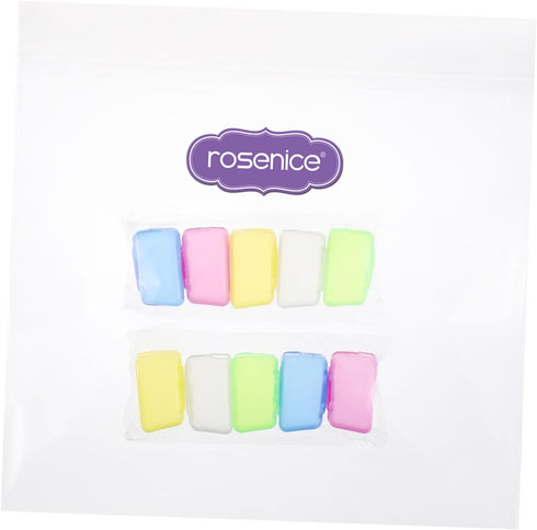 FOMIYES 10pcs Toothbrush Holder, Portable Toothbrush Cap and Cover Case for Travel
