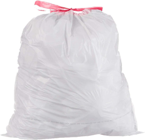 LIMELINEN Tall Kitchen Trash Bags with Drawstring, 200 Count, 13-gallon Trash Bag of