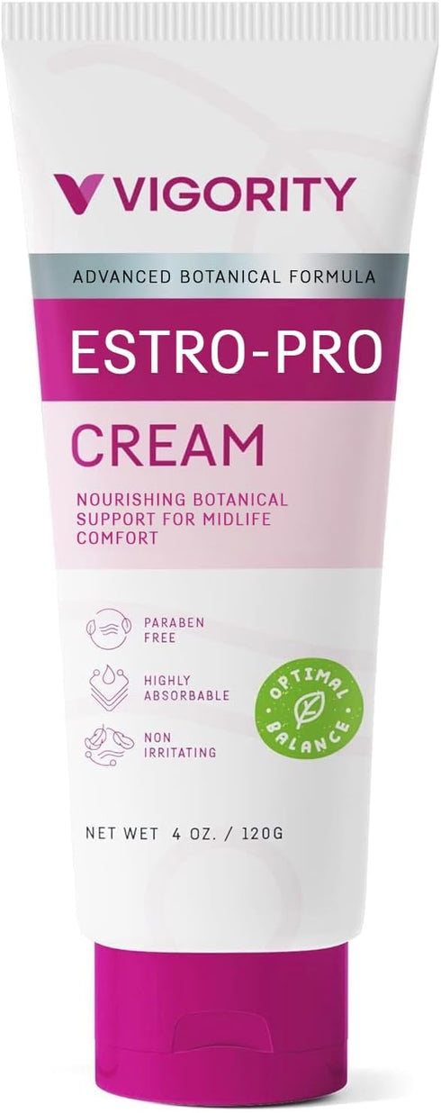 Set Vigority Women's Botanical Care Duo - Estro-Pro & Phyto-Pro Cream for Midlife Skin Comfort, Hydration & Daily