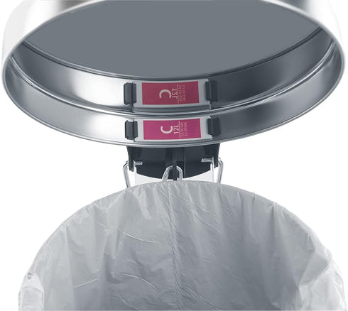 Brabantia PerfectFit Trash Bags, Size C/2.6-3.2 Gal, Thick Plastic Trash Can Liners with Drawstring Handles