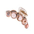 Lawie 4 Pack Clear Gold Blue Brown Crystal Gems Glitter Hair Claw Clips, Fancy Plastic Octopus Hair Accessories