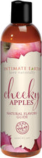 Intimate Earth Natural Flavor Pleasure Glide, 4 fl.oz (120 mL), Cheeky Apples