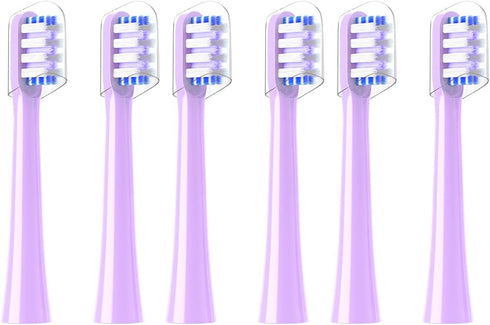 Replacement Toothbrush Heads for Colgate Hum Connected Smart Battery Toothbrush, Refill Head, Purple