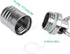 Micro Pill Holder with Keychain Necklace, Opret Titanium Waterproof Pill Container for Travel
