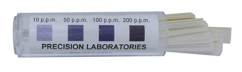Chlorine Test Papers, 100 Strips for Water Testing
