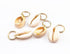 yueton 30pcs Gold Ring Shell Hands Leaves Star Pendant Rings Set, Hair Clip, Headband Accessories